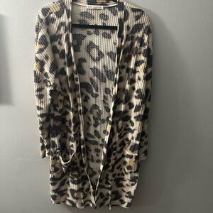Love Tree Animal Print Cardigan